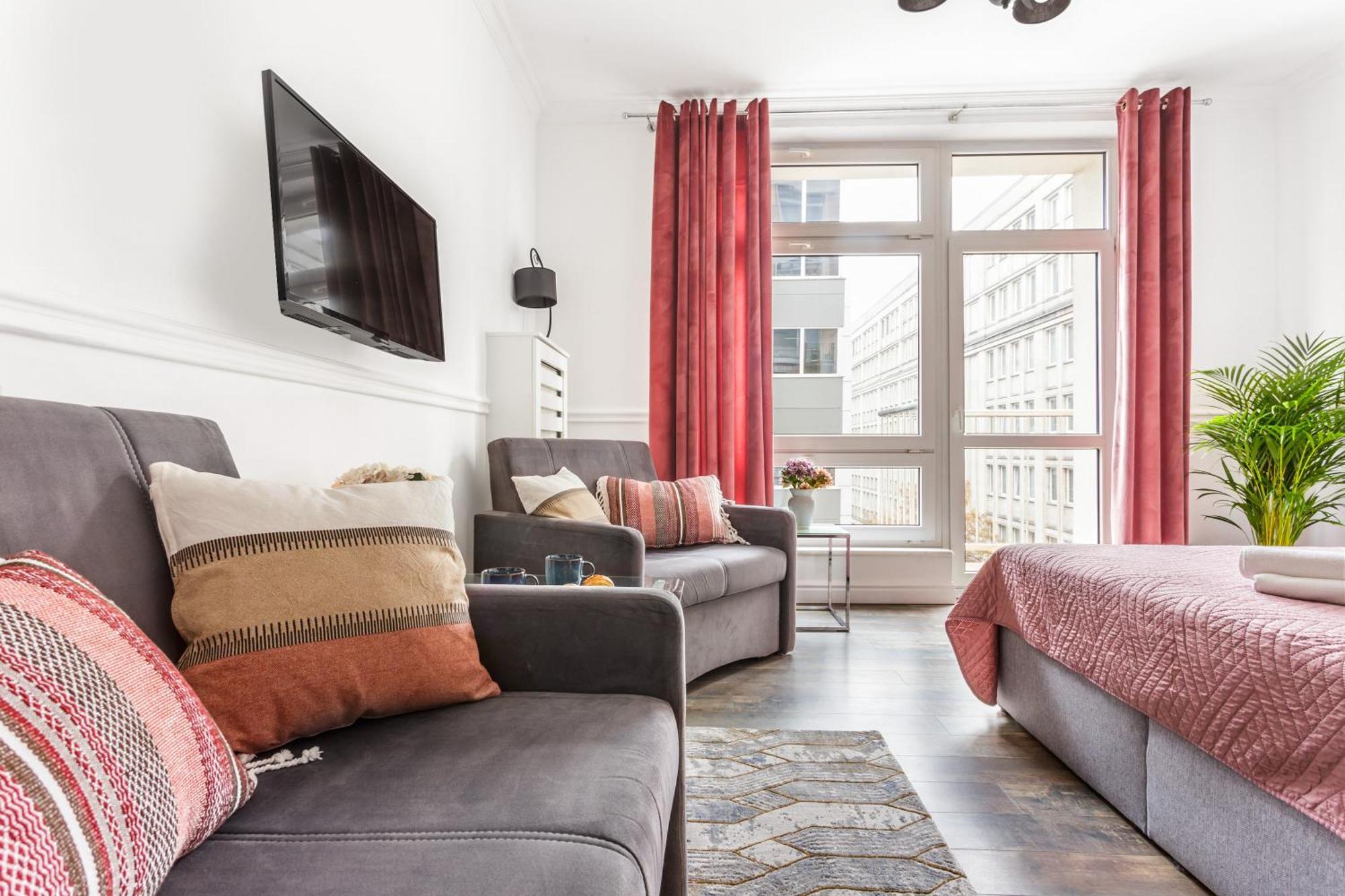 Charming Apartment In The City Center Warsaw Exterior photo