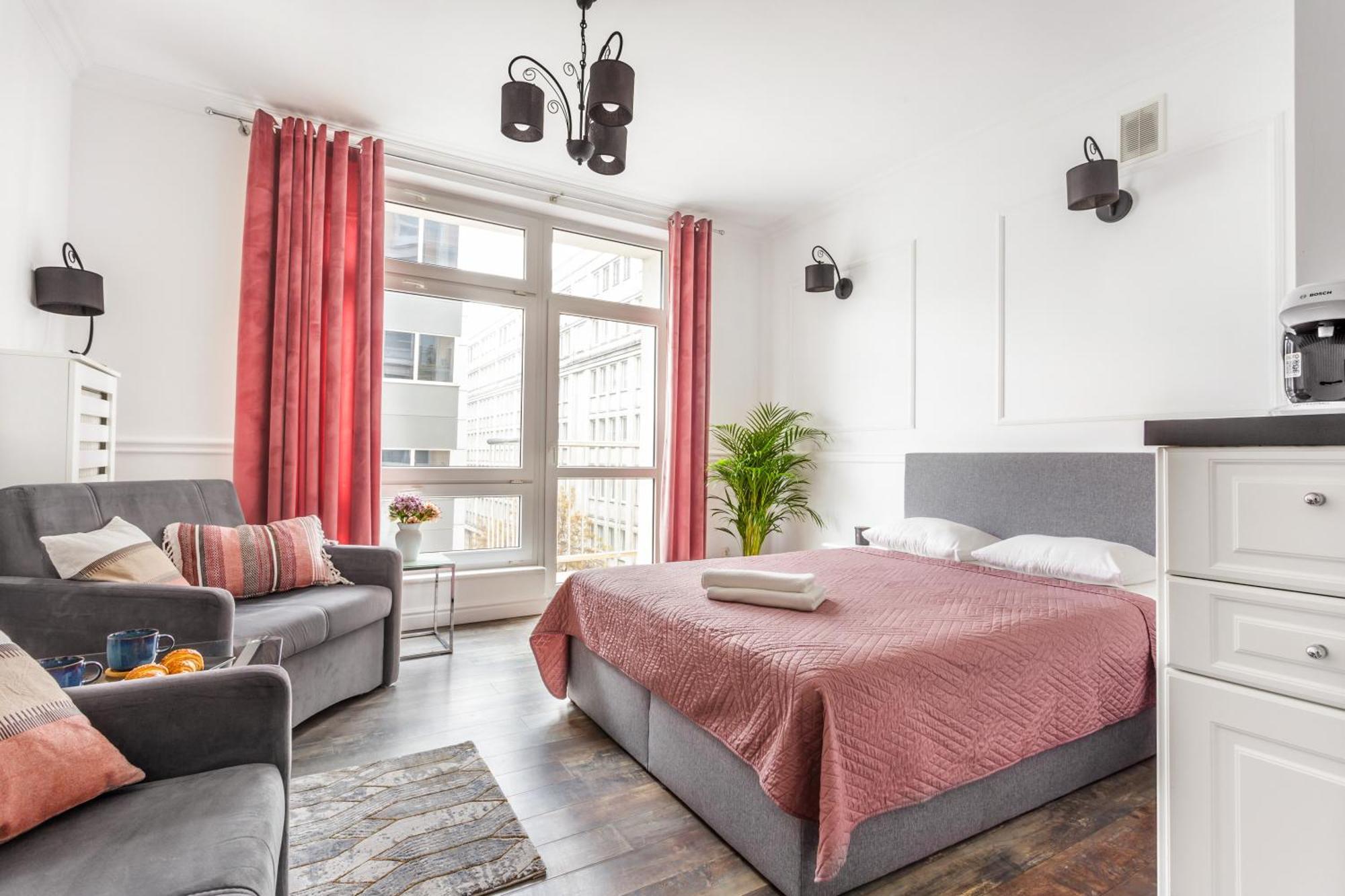 Charming Apartment In The City Center Warsaw Exterior photo