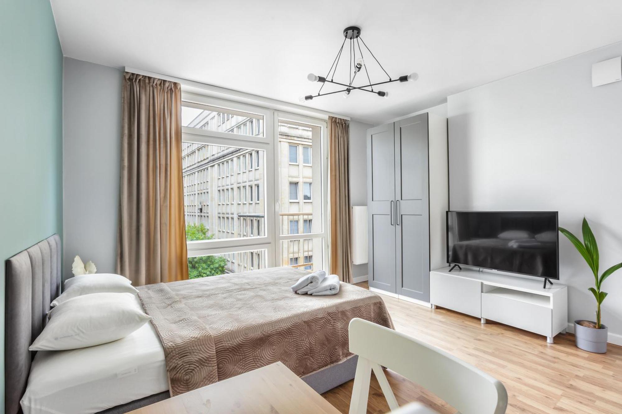 Charming Apartment In The City Center Warsaw Exterior photo