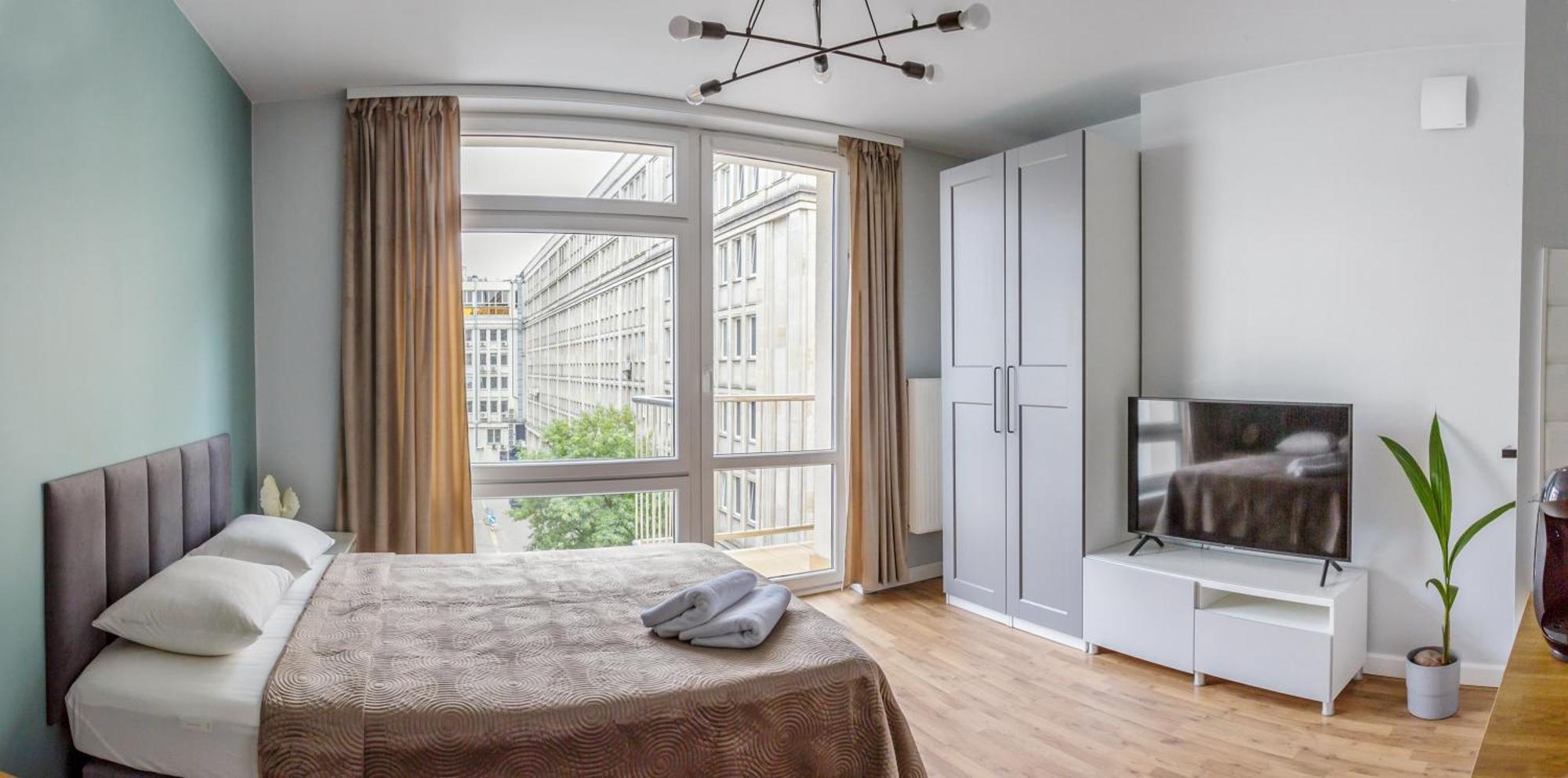 Charming Apartment In The City Center Warsaw Exterior photo